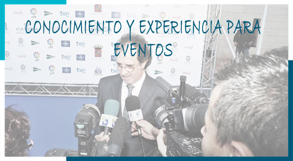 Conocimiento y experiencia en eventos de empresa